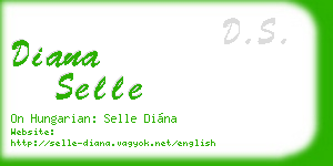 diana selle business card